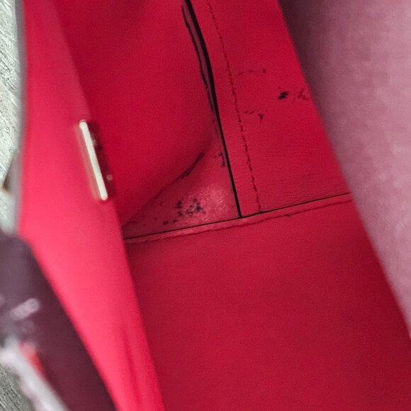 KATE SPADE Kaci Chocolate Cherry Leather Large Tote Shoulder Bag COA - Picture 15 of 16